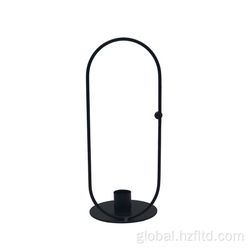  Metal Oval Shape Candle Holder for Livingroom Manufactory